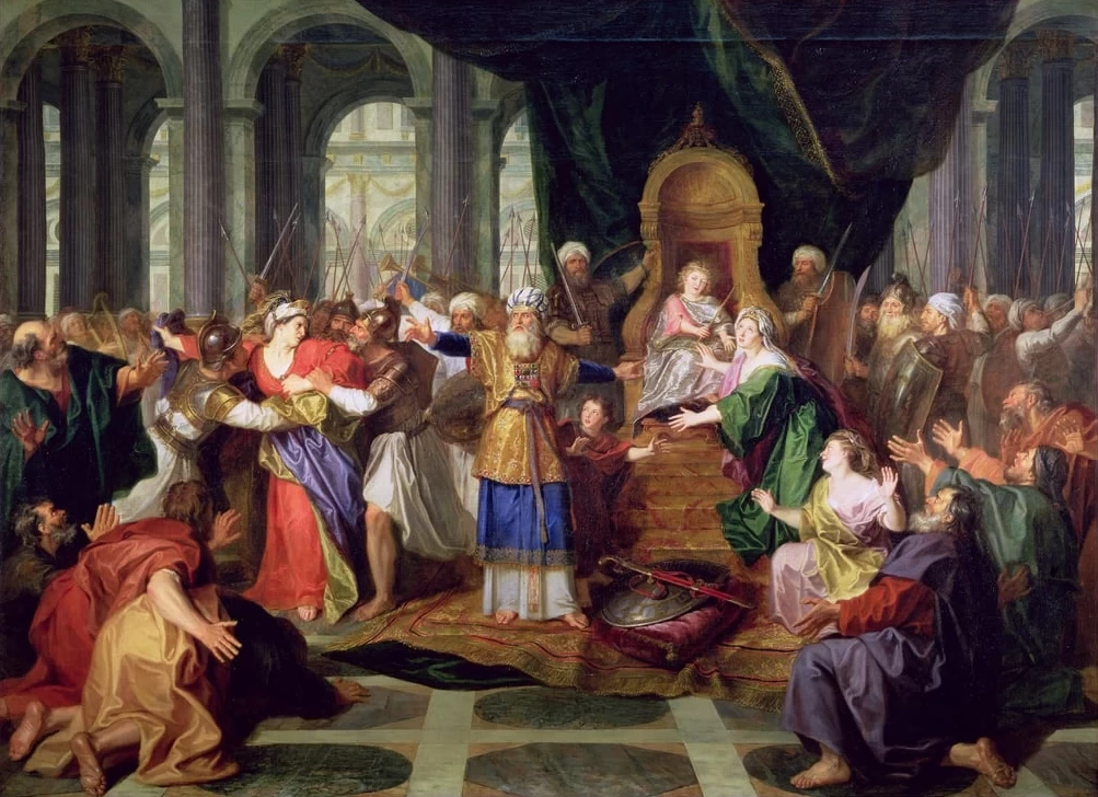 Athaliah espulso dal tempio - Louvre, Parigi